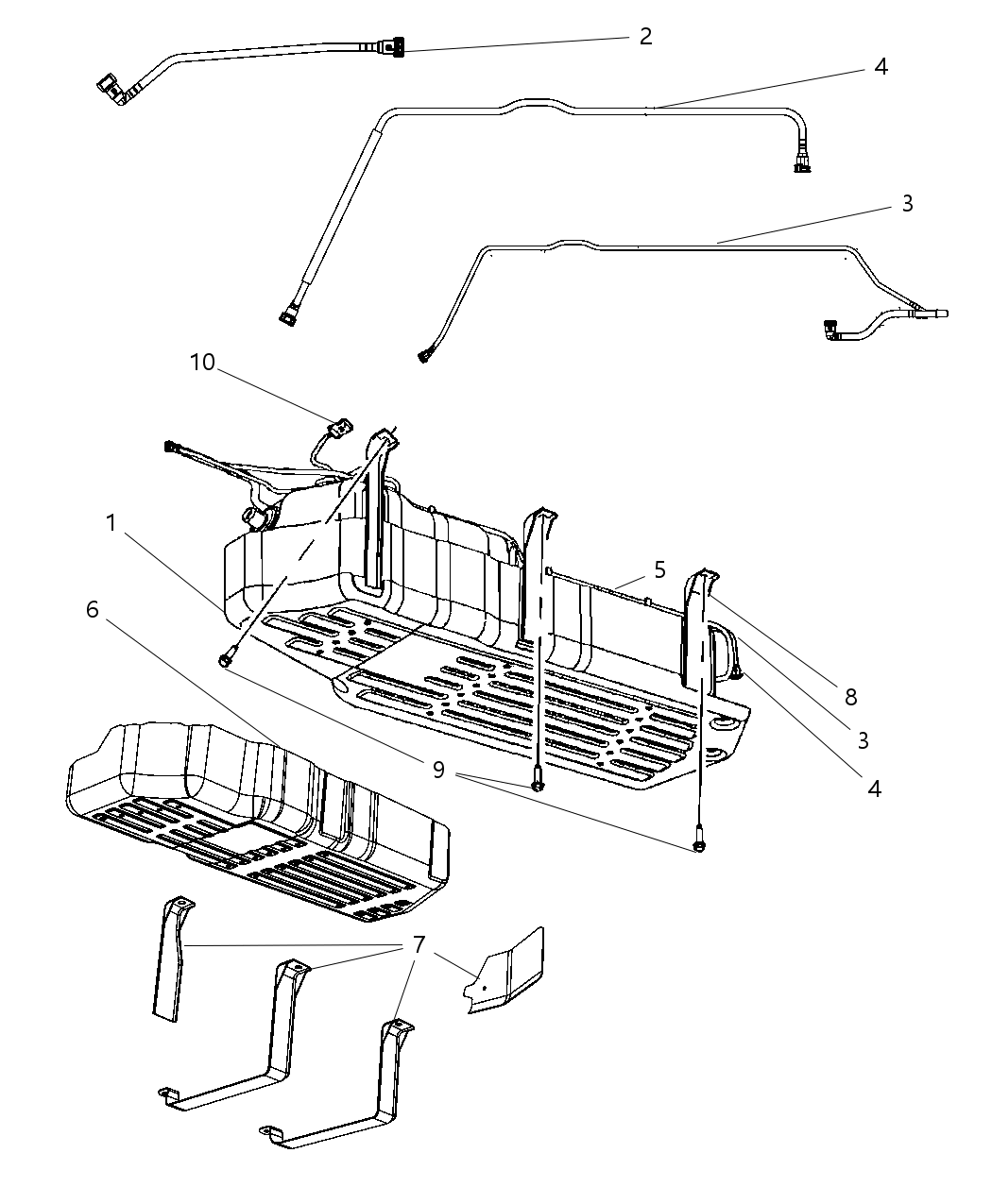 Mopar 5143955AA Tube-Fuel Return Line