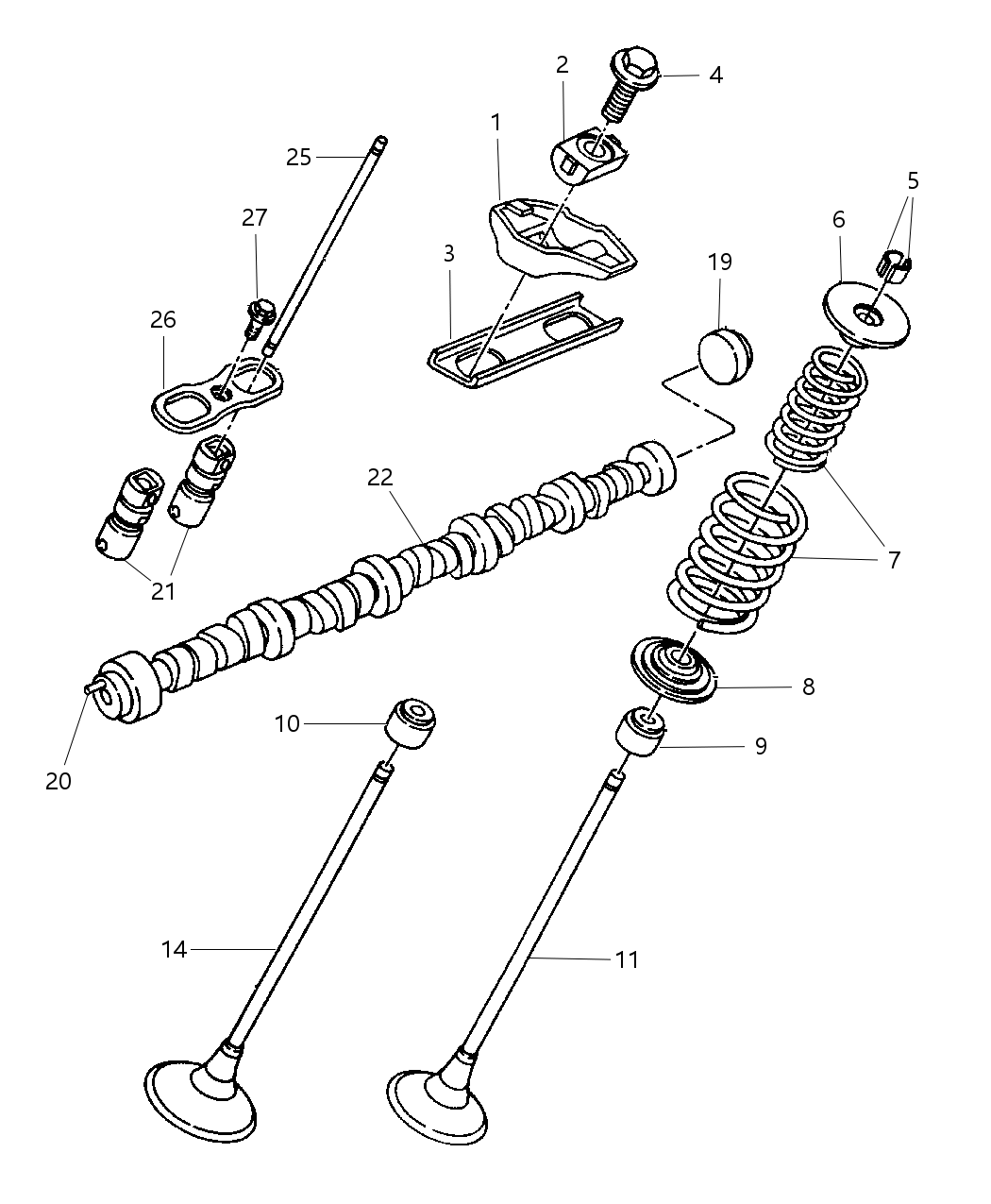 Mopar 4761616 Spring, Valve, (Serviced In Sets Only)