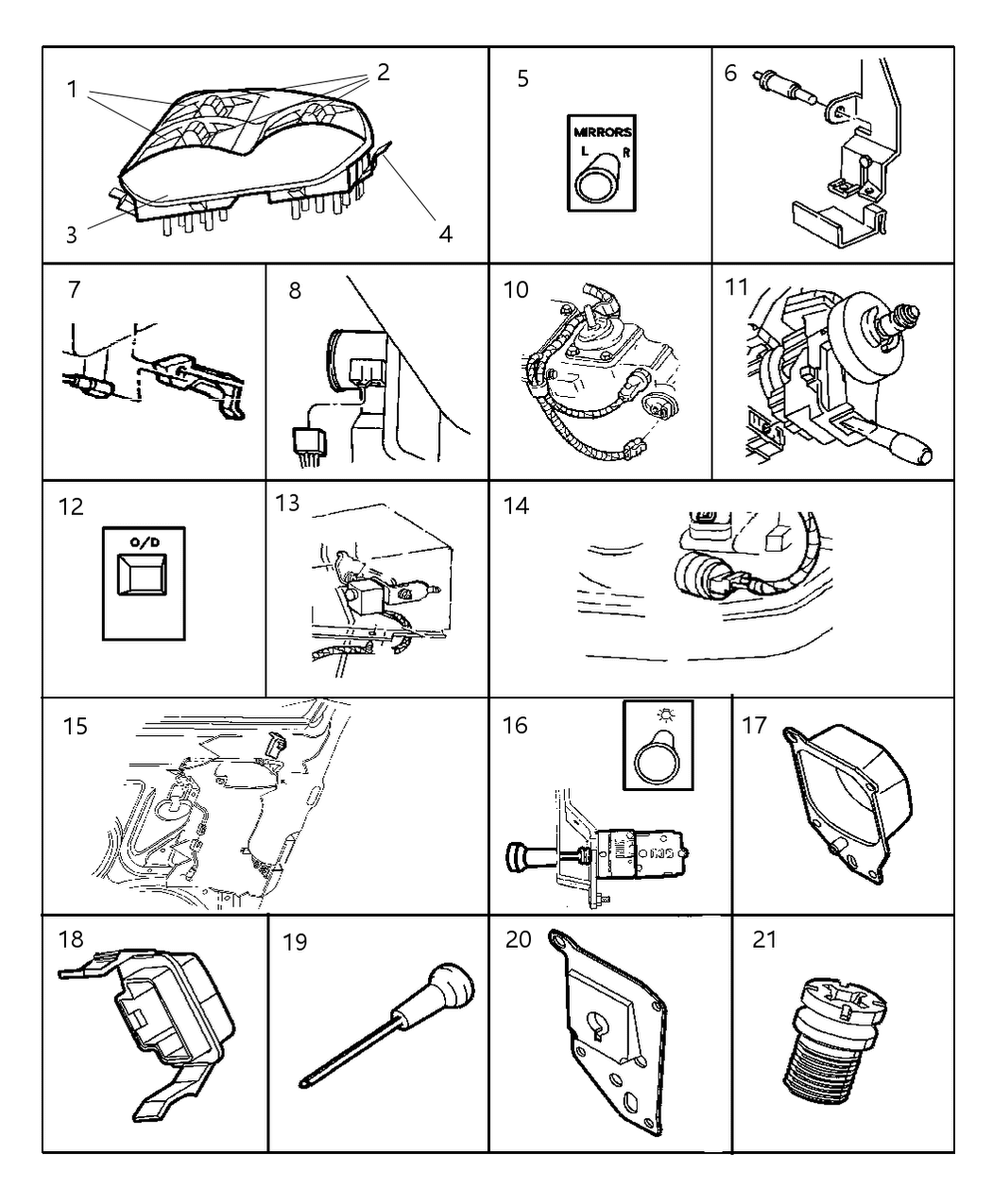 Mopar 56045300AA Switch-DISARM