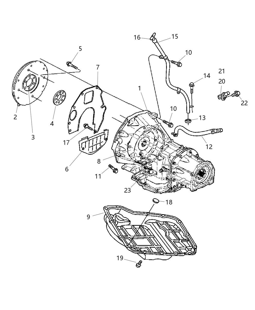 Mopar 52104428AB Tube-Transmission Oil Filler