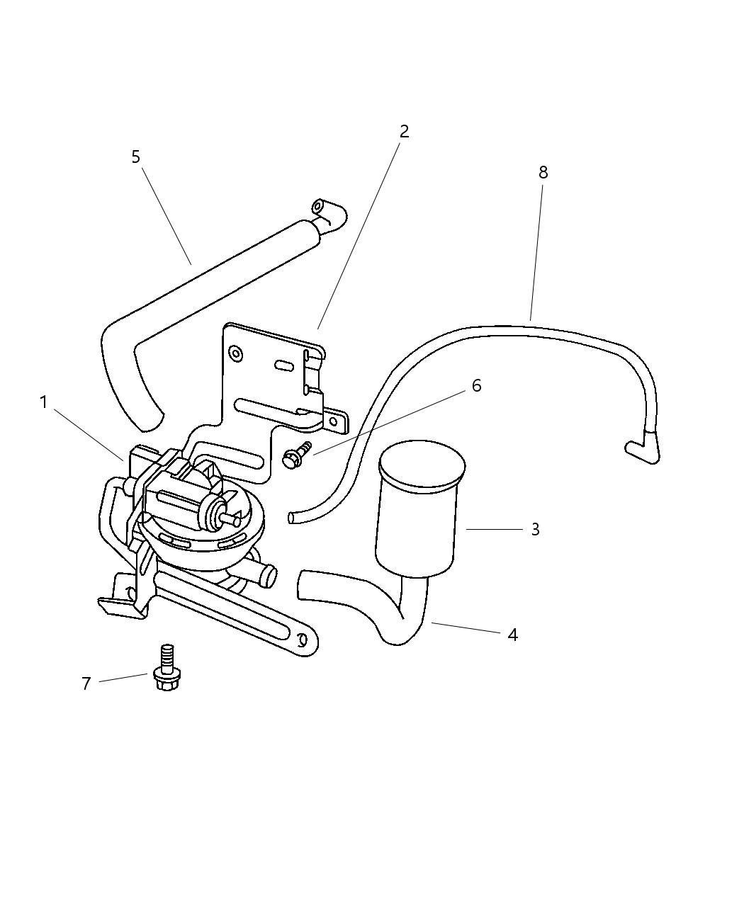 Mopar 4891412AC Pump-Leak Detection