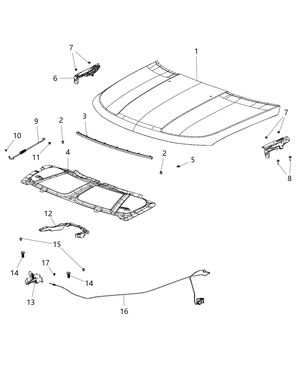 Mopar 68210039AA Seal-Air Cleaner