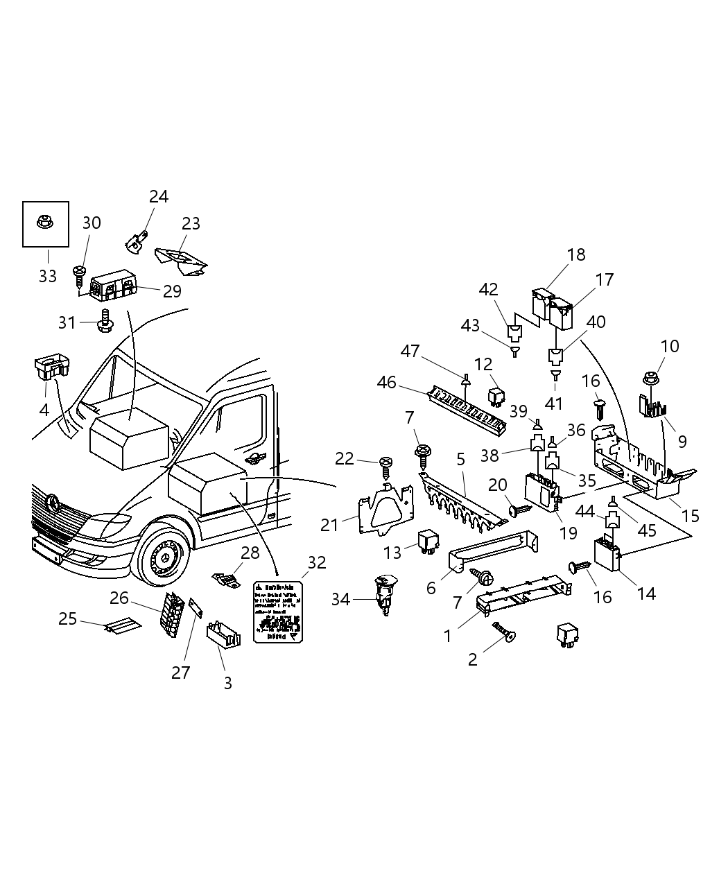 Mopar 68011190AA Connector