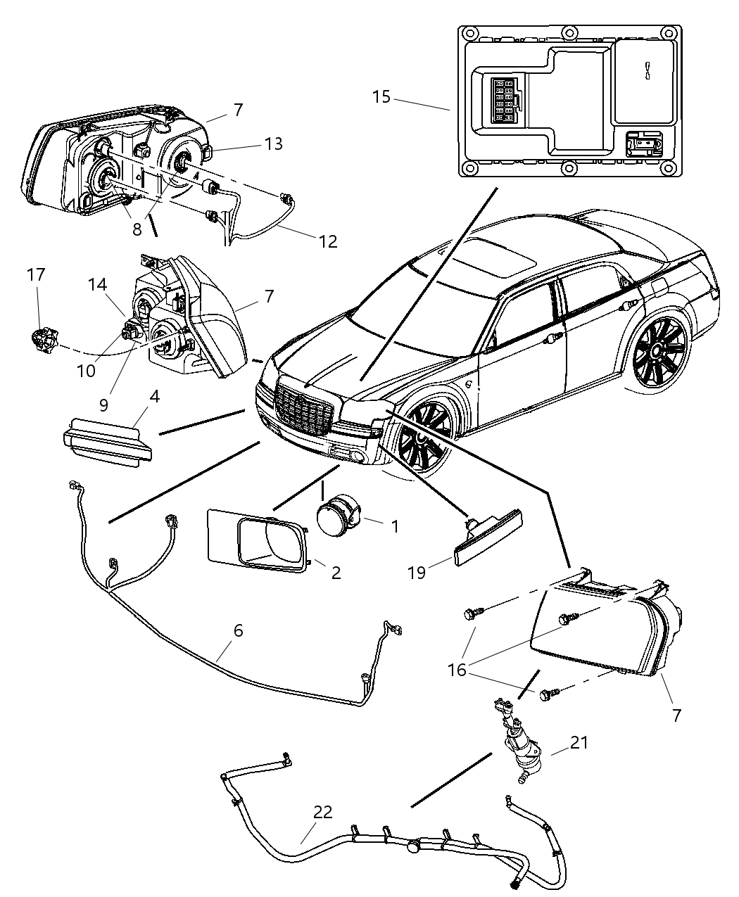 Mopar 5139056AA Vent-HEADLAMP