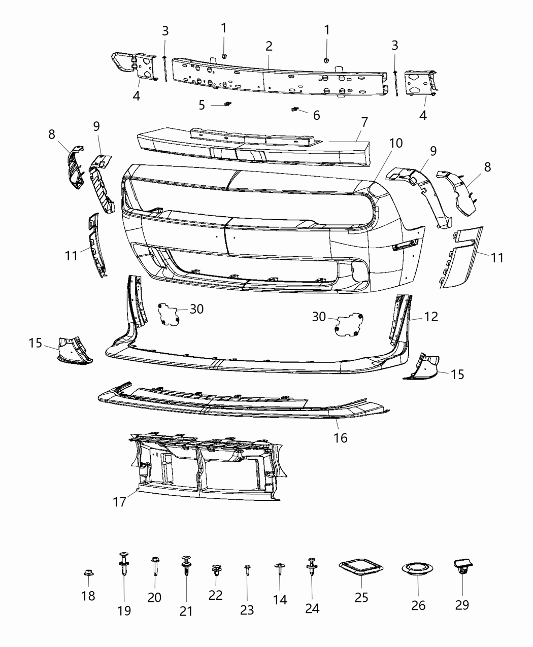 Mopar 6508717AA Screw-HEXAGON Head