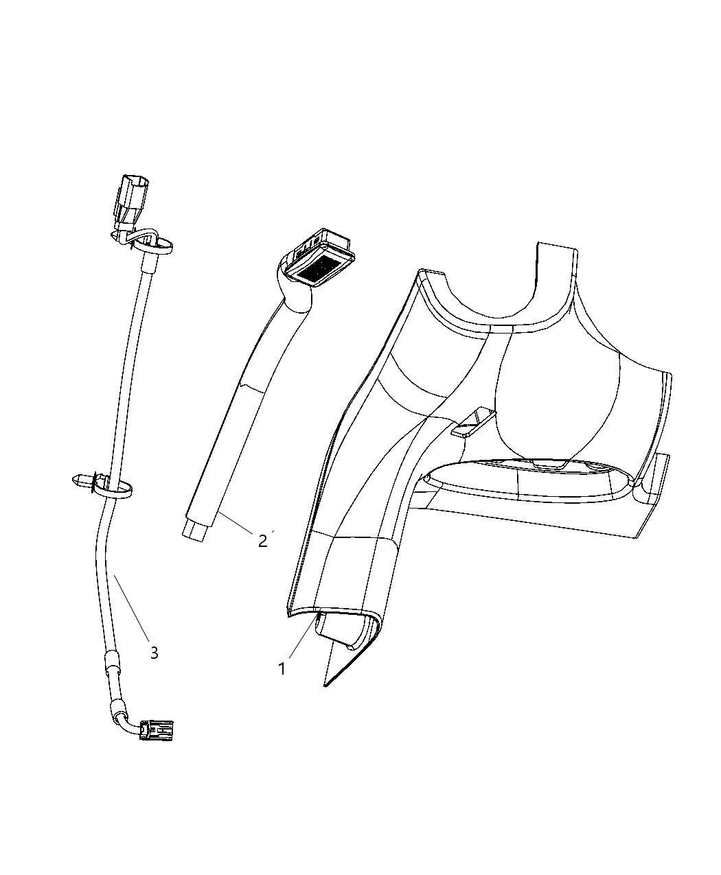 Mopar 68057321AA Wiring-Jumper