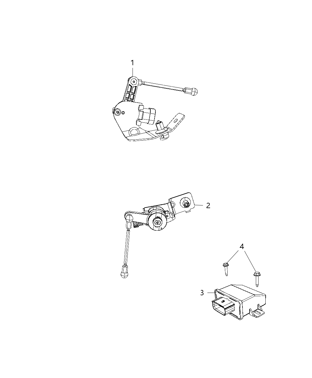 Mopar 68295920AB Module-HEADLAMP LEVELING