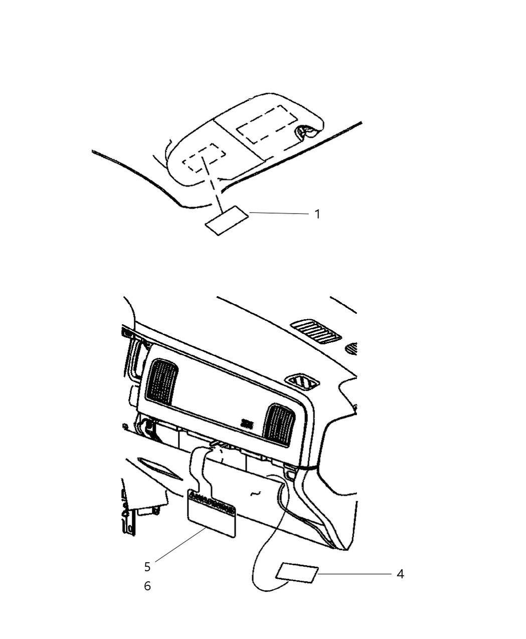 Mopar 52105629AF Label-Transfer Case Shift