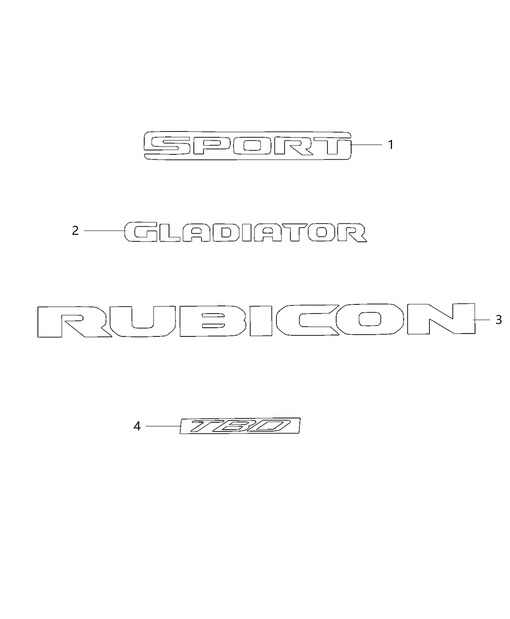 Mopar 68522589AA Decal