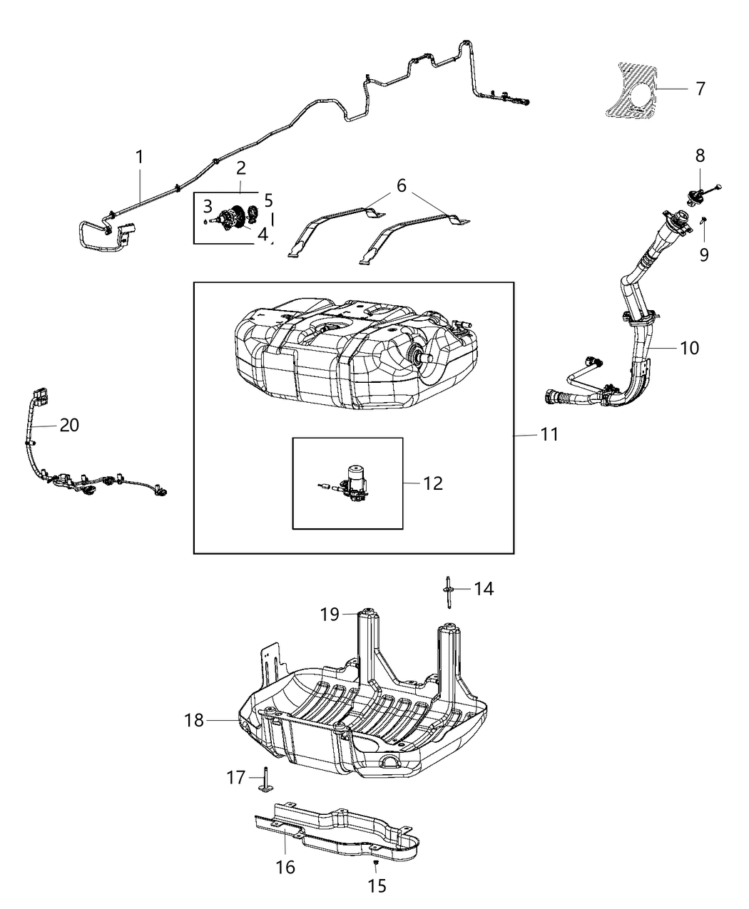 Mopar 68184663AE Tank-Diesel Exhaust Fluid