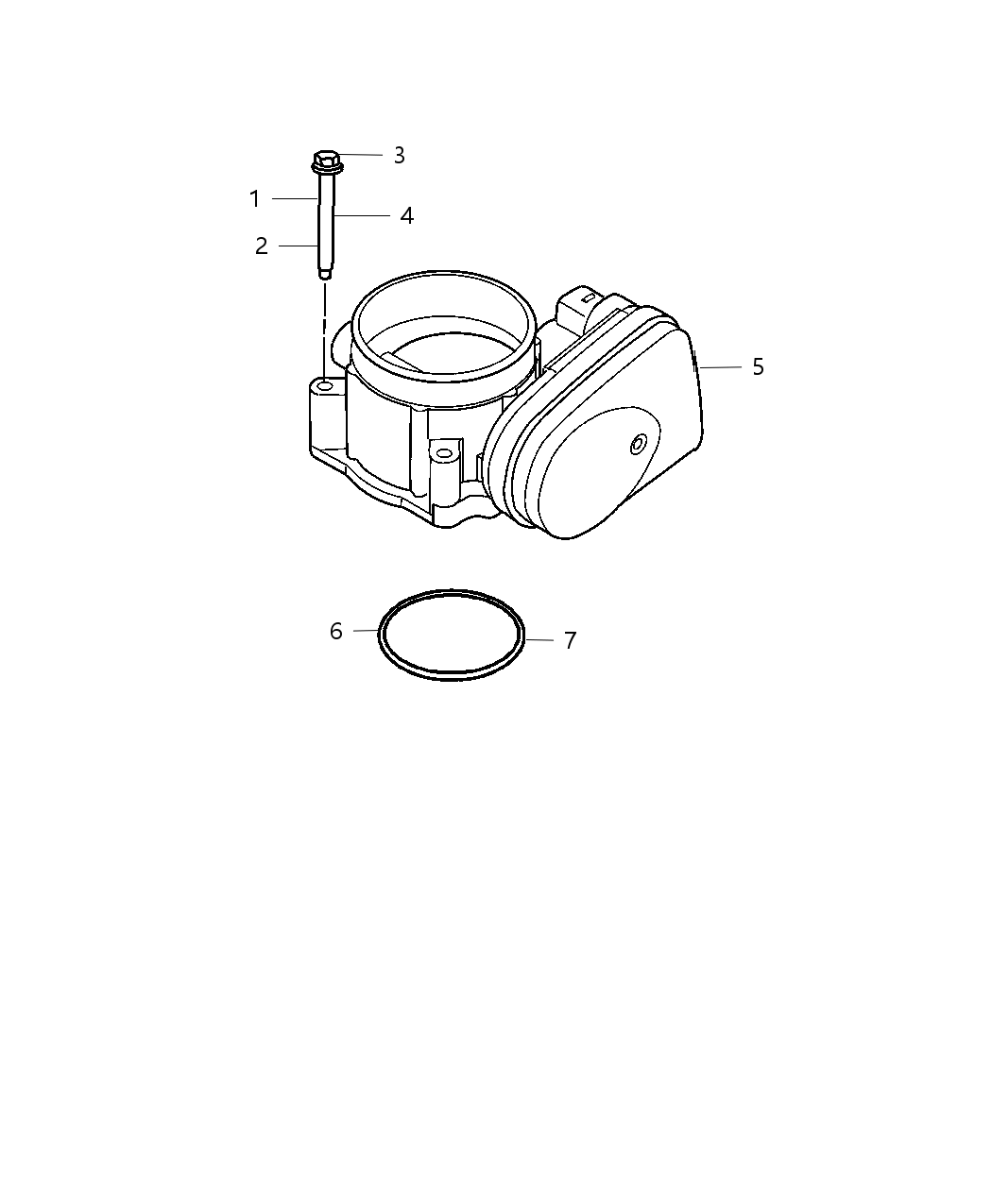 Mopar 53022297AD Bracket-Throttle Body Support