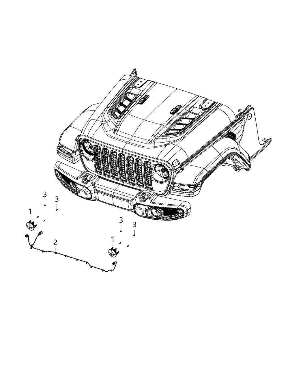 Mopar 68347094AA Fog Lamp