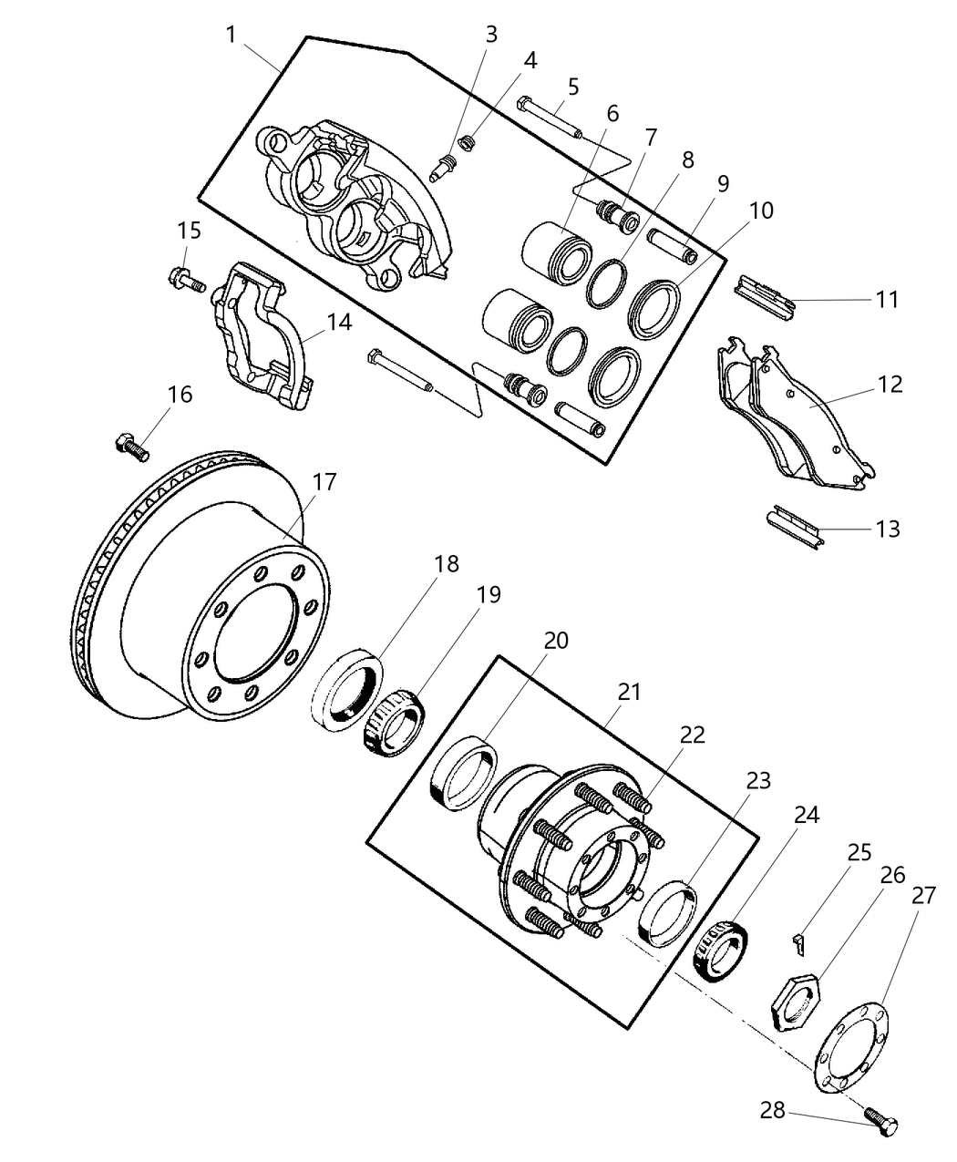 Mopar 5018587AA CALIPER-Disc Brake