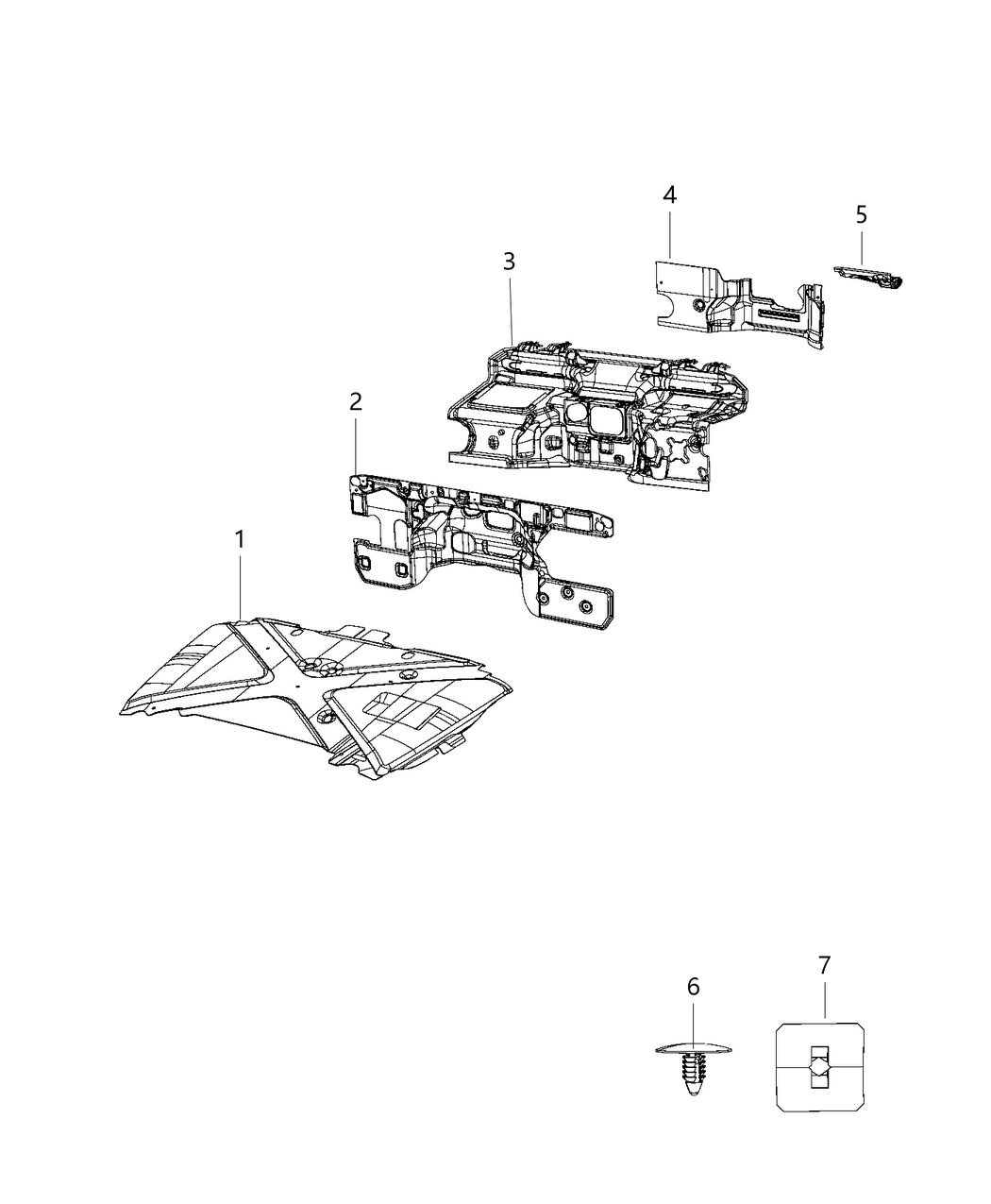 Mopar 5057713AE SILENCER-Dash Panel