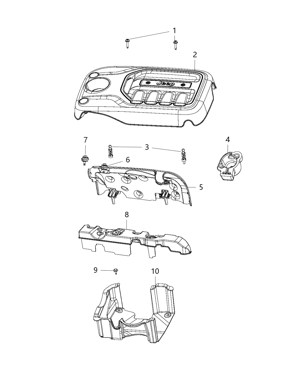 Mopar 5281870AB Cover-NVH Foam