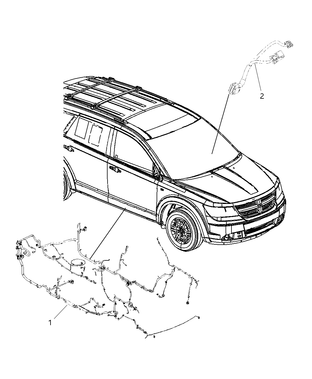 Mopar 68066961AB Wiring-Unified Body