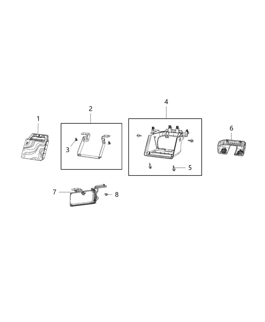 Mopar 68484709AD Camera-Forward Facing