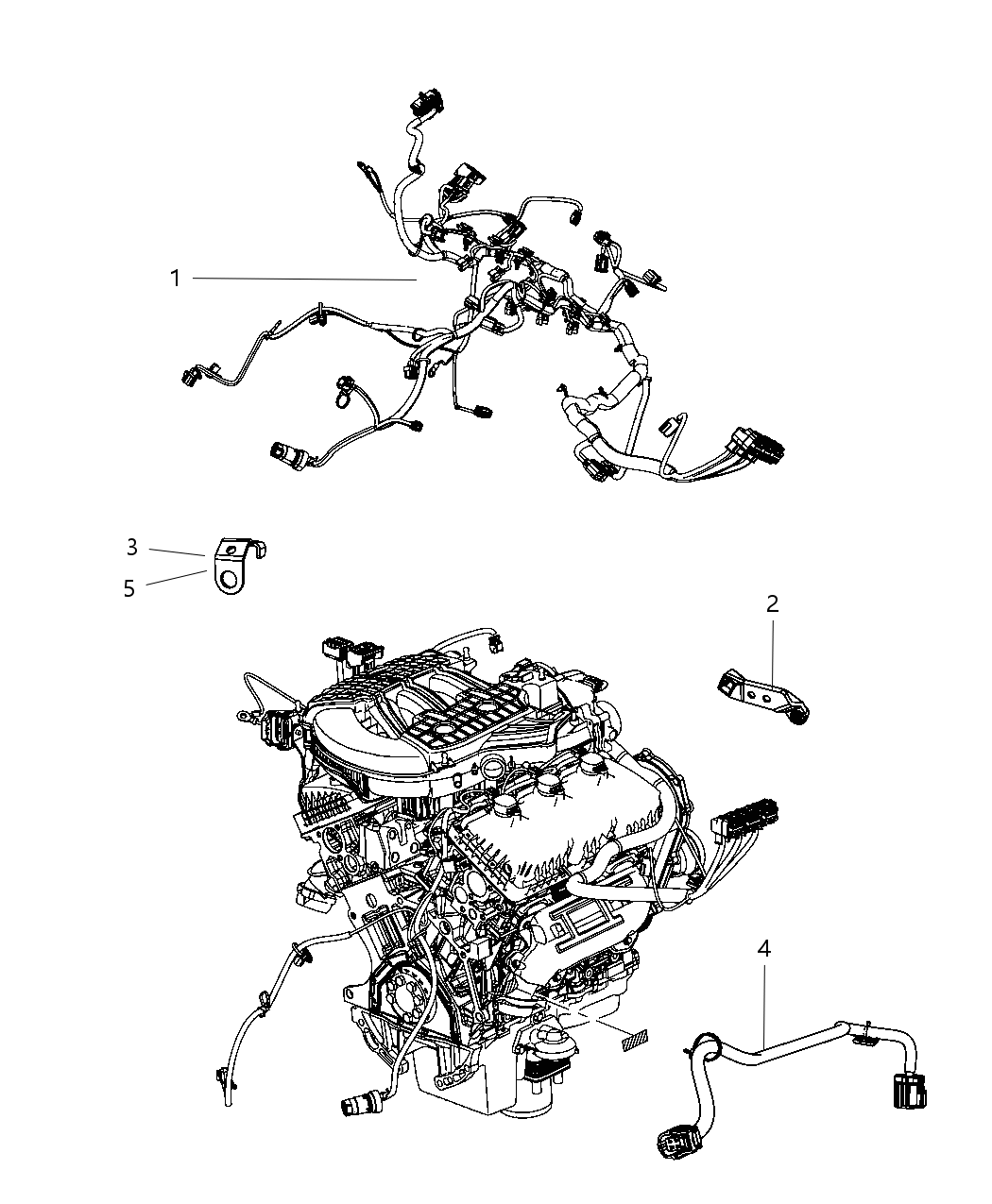 Mopar 68060051AA Wiring-Engine