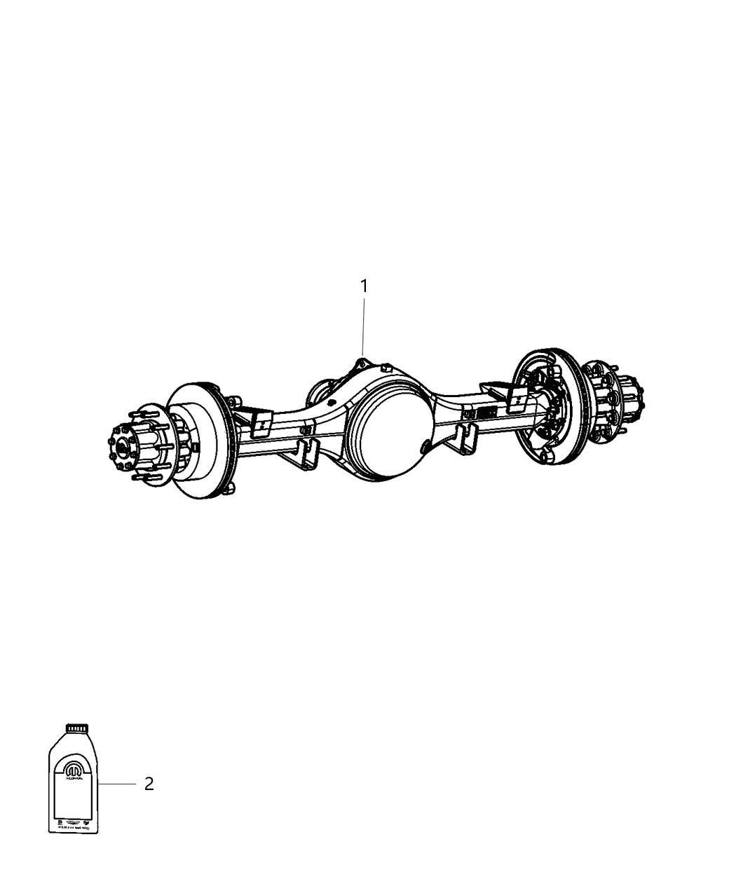 Mopar 68294012AD Rear Complete