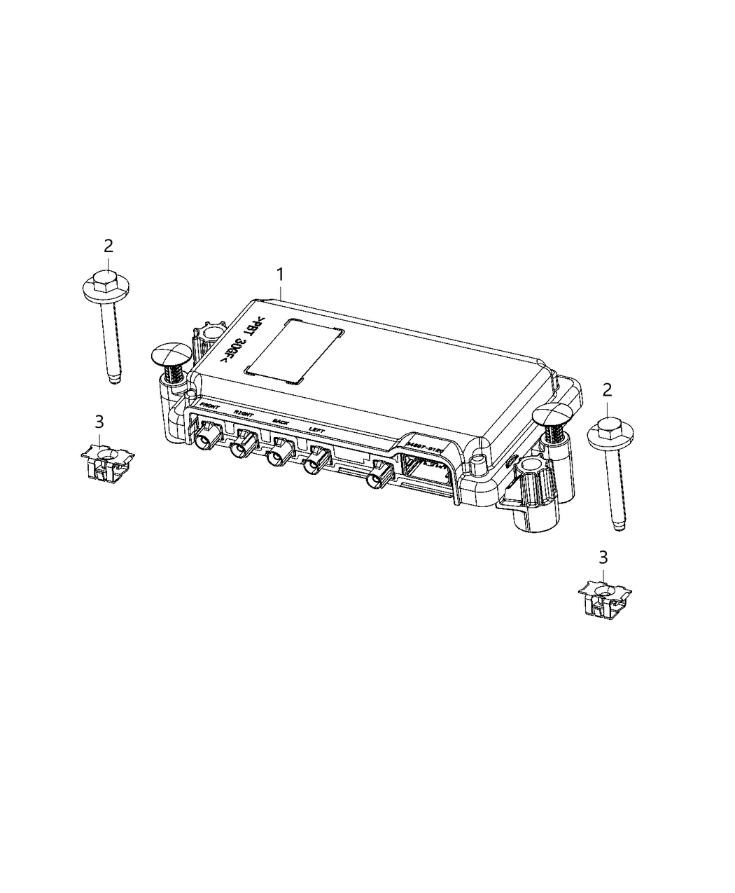 Mopar 68329740AE Camera-Forward Facing