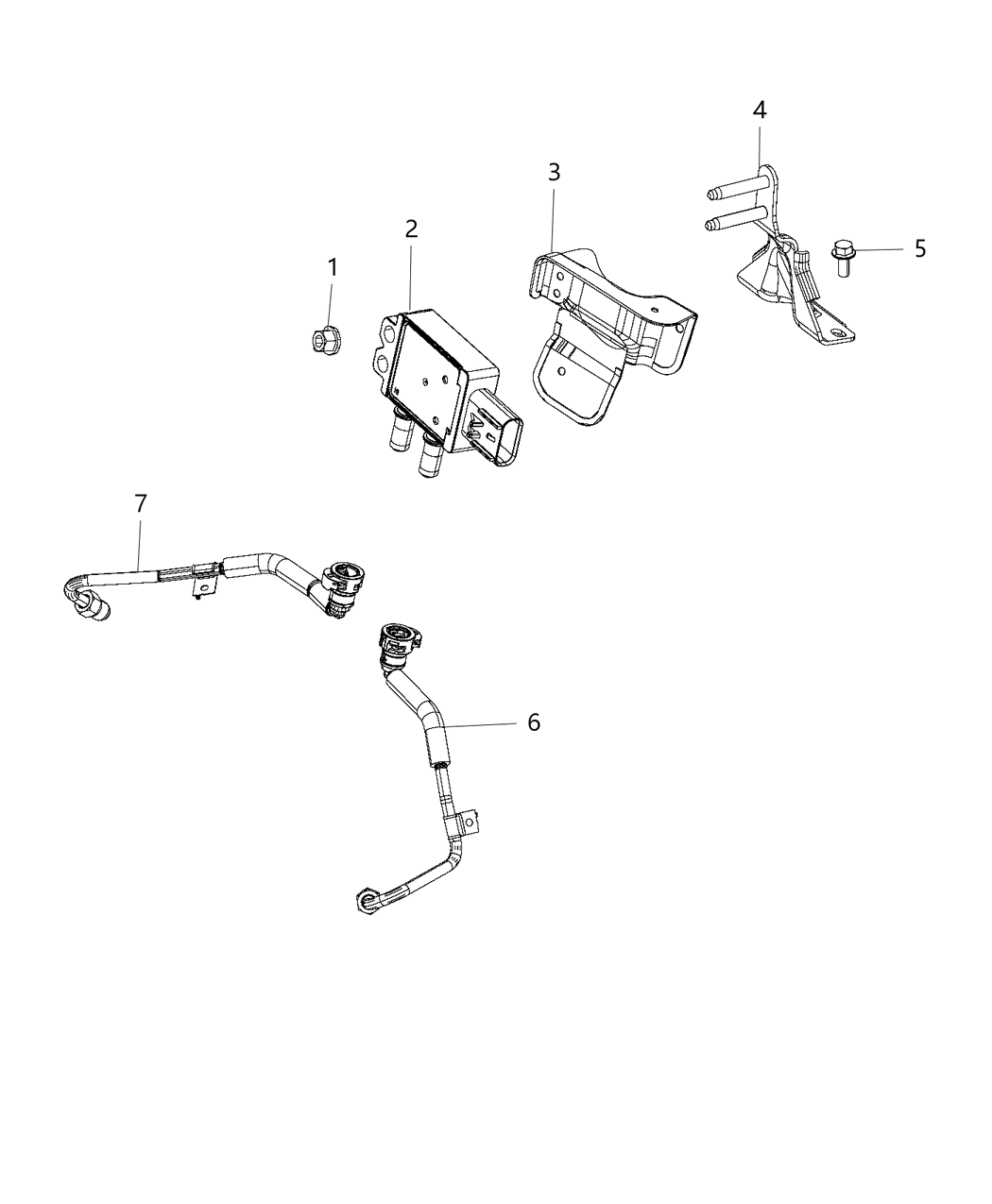 Mopar 68210031AC Front-Pressure Diesel