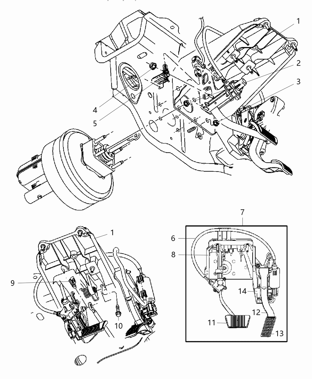 Mopar 68039255AA Pedal-Accelerator