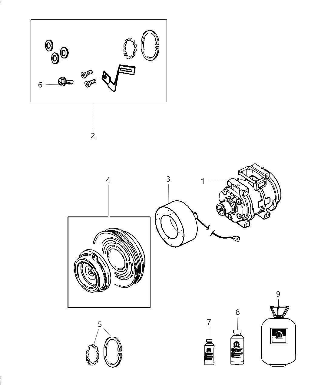 Mopar 2AMA4506AA Air Conditioning