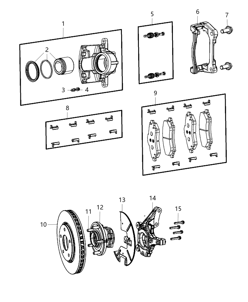 Mopar 2AMVH199AA Bearing-Brake