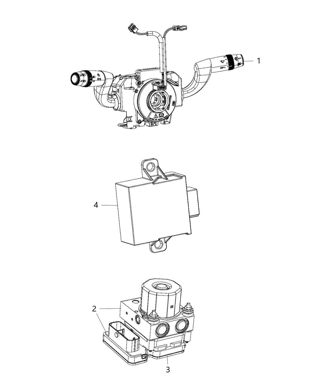 Mopar 6TB21JXWAA MODULE-STEERING CONTROL