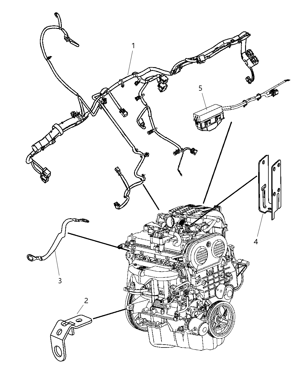 Mopar 5148063AC Wiring-Engine