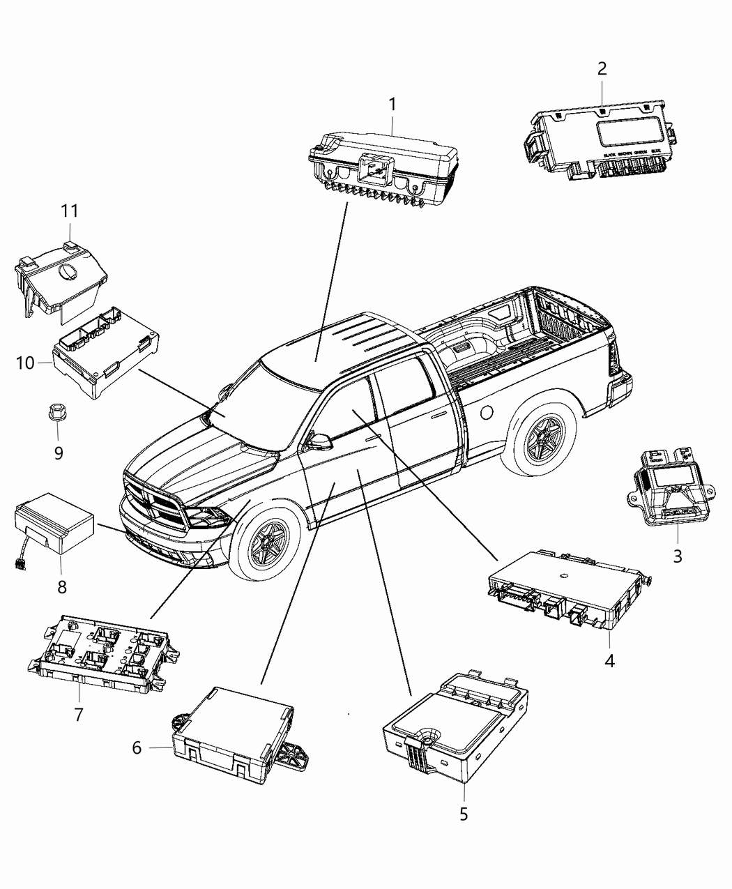 Mopar 68233219AA Module-Door