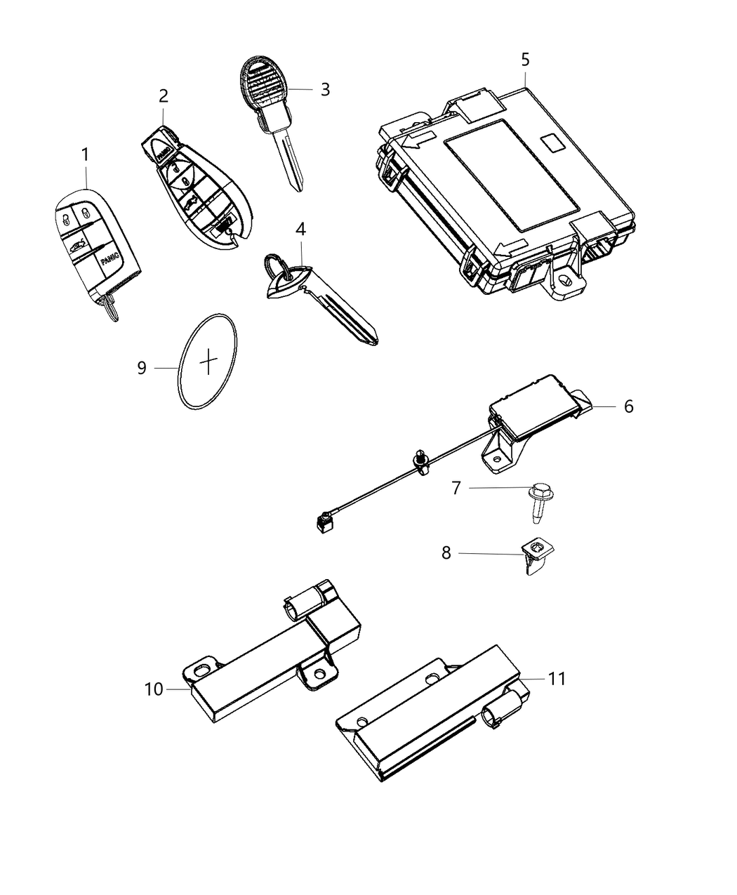 Mopar 56046811AG Receiver-Hub