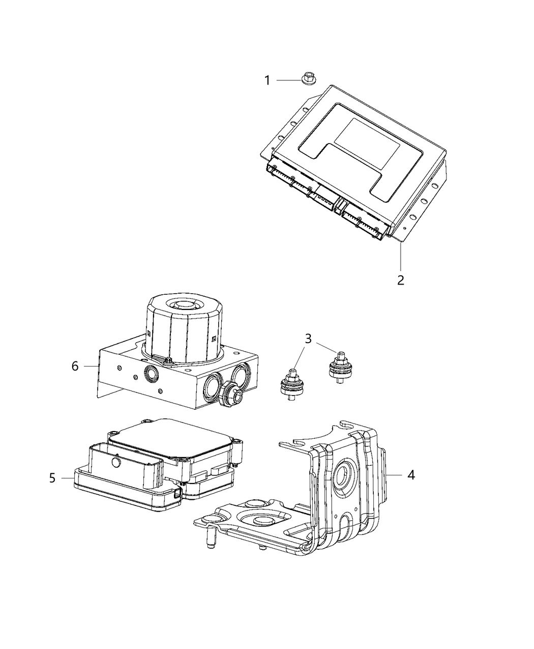 Mopar 5035233AA Module-Air Suspension