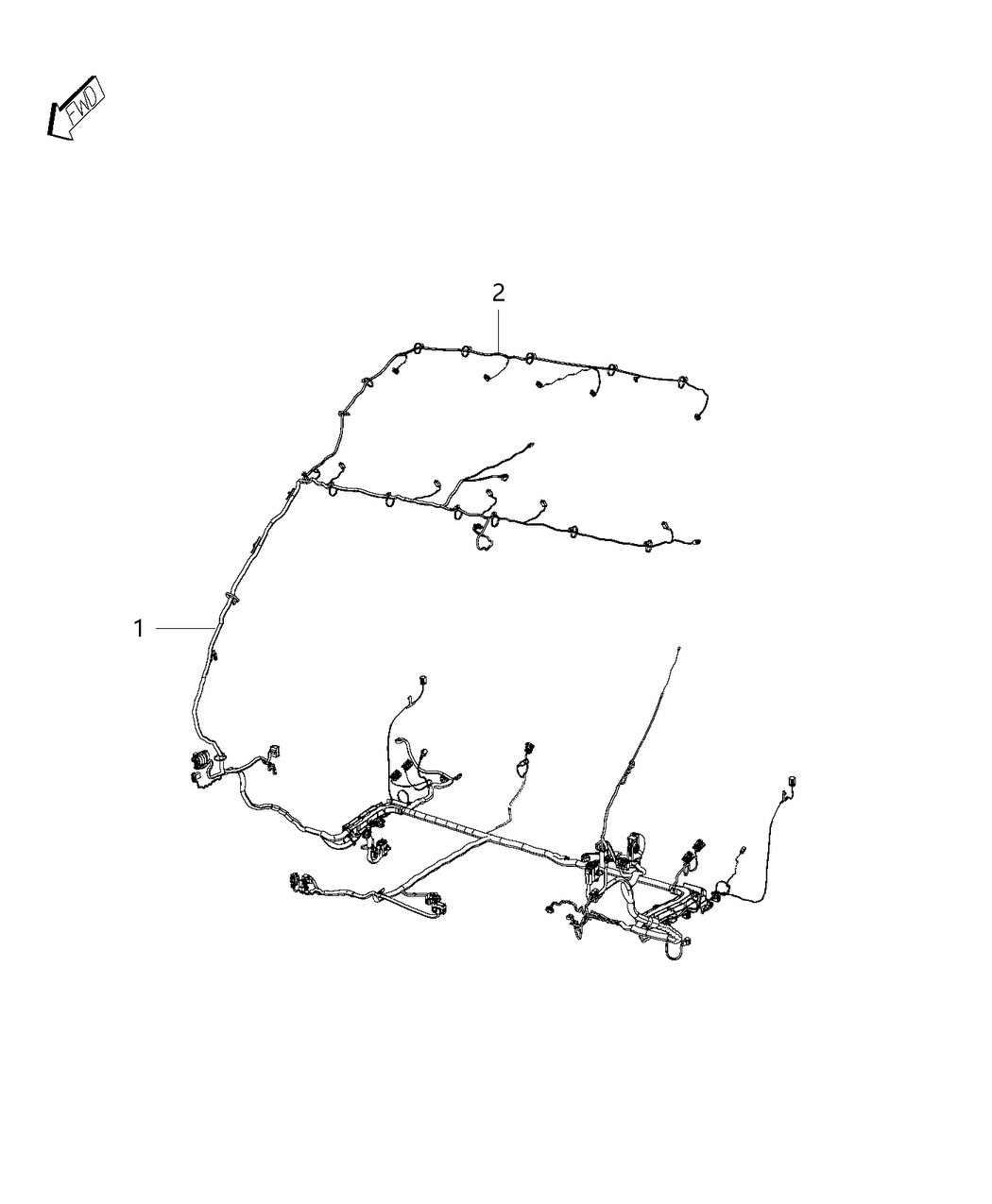 Mopar 68435418AA WIRING-BODY