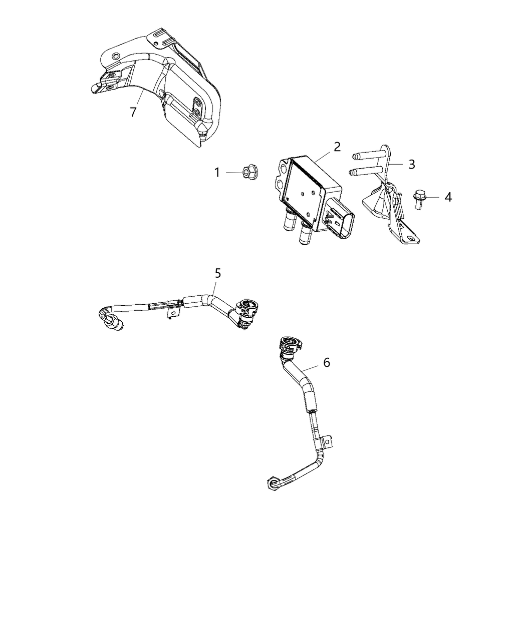 Mopar 68137183AC Bracket-Exhaust Particulate Filter