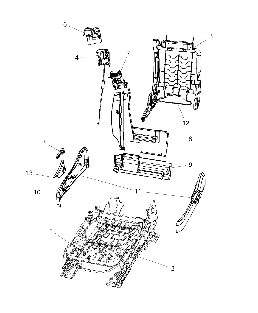 Mopar 68046492AA Spring-Assist