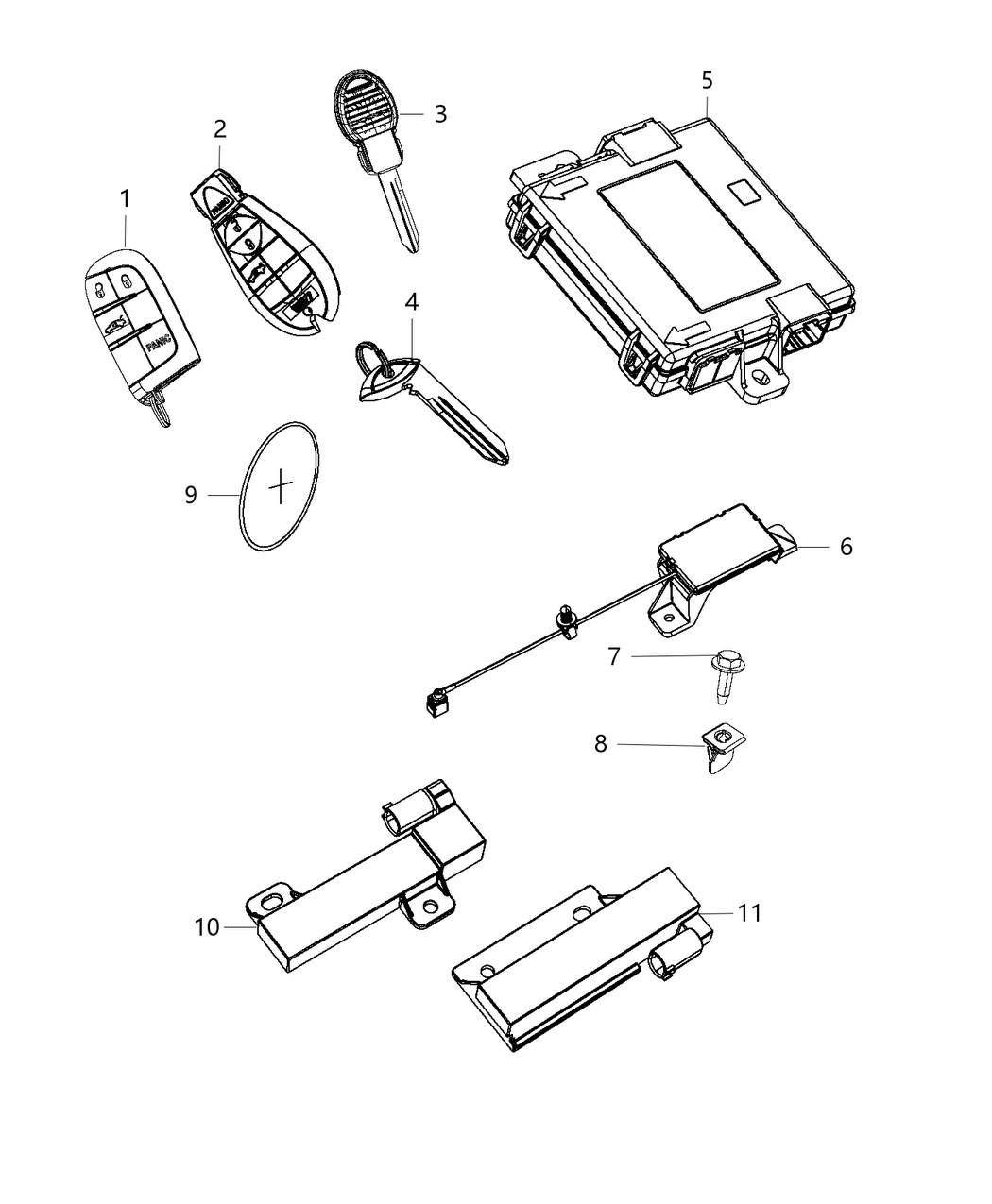 Mopar 56046811AD Receiver-Hub