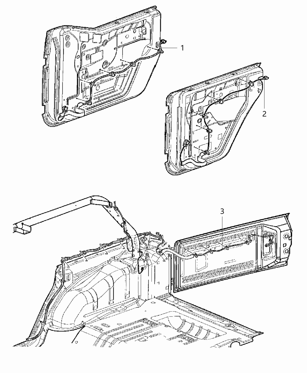 Mopar 68261127AA Clip-Wiring