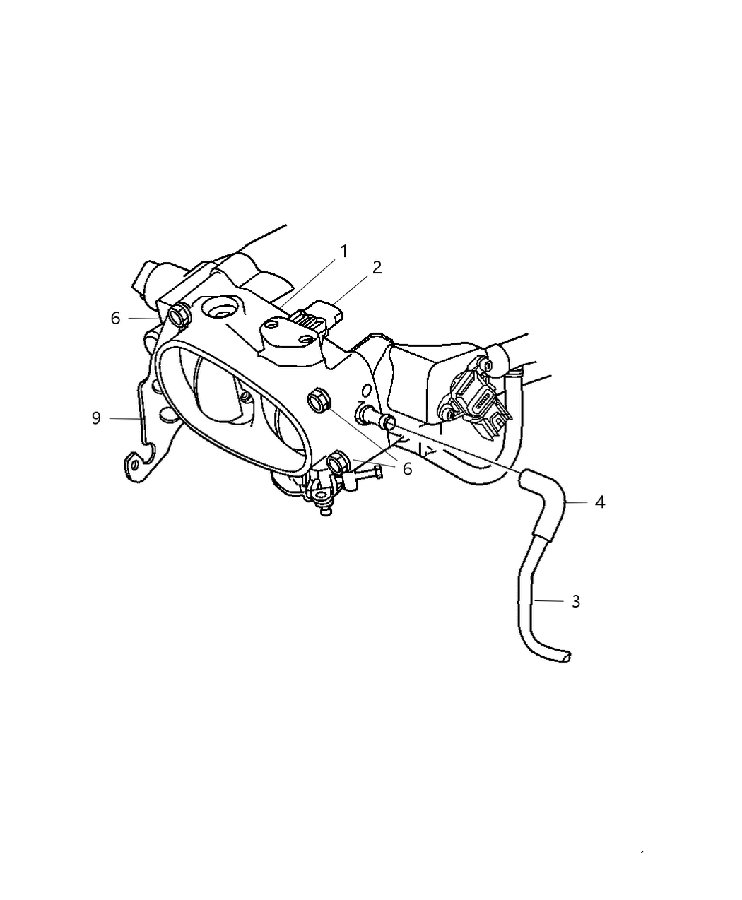 Mopar 5037191AA Throttle Body To Intake Gasket