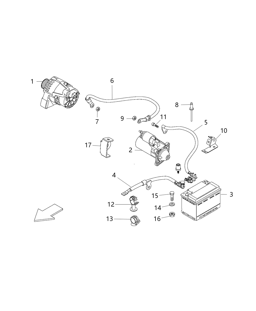 Mopar 6107302AA Rivet