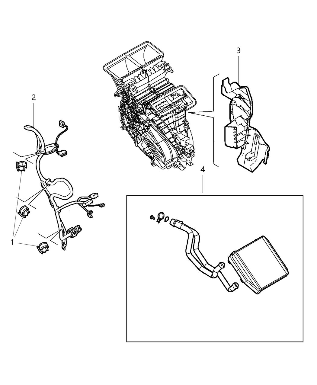 Mopar 68270200AA Wiring-A/C And Heater