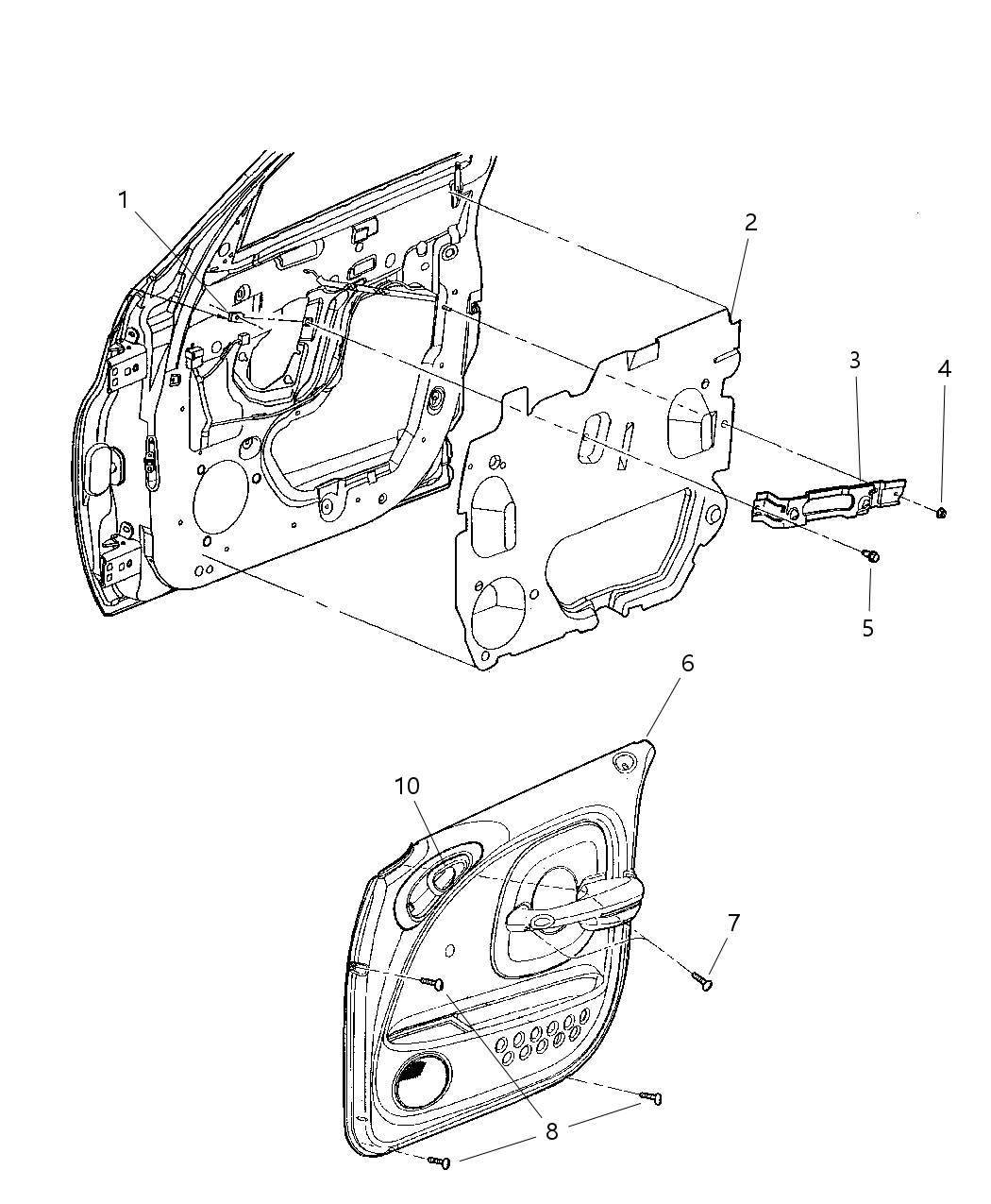 Mopar RH32MF1AD Handle-Door Interior