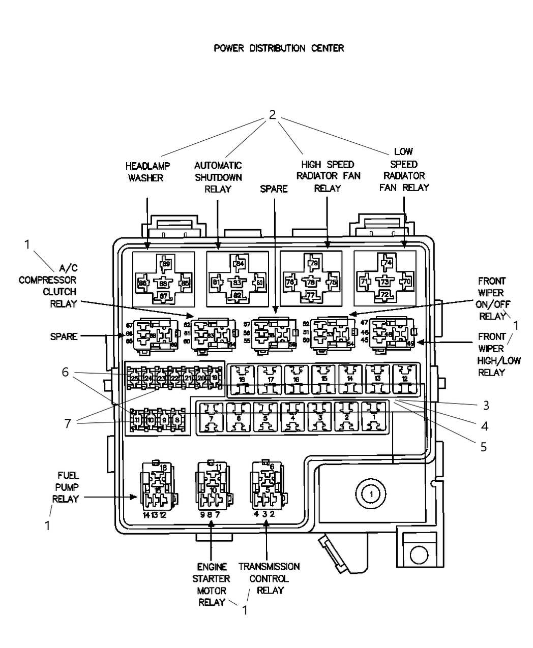 Mopar 5096067AA Cover-Power Distribution Center