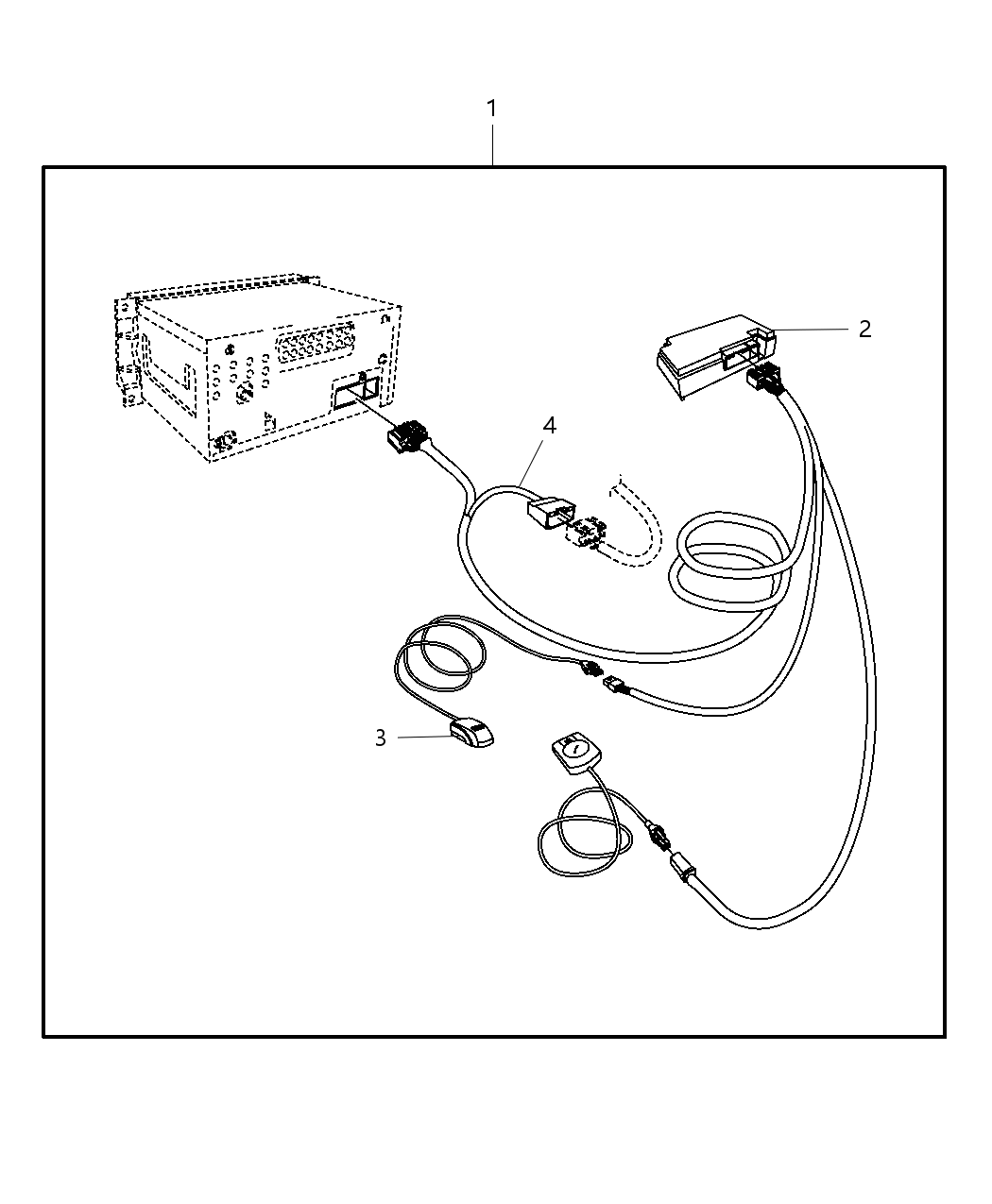 Mopar 82211743 Adapter-Radio