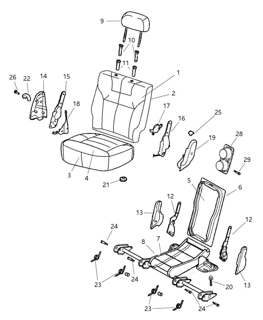 Mopar 5012007AB RETNR Kit-TETHER-Child Seat