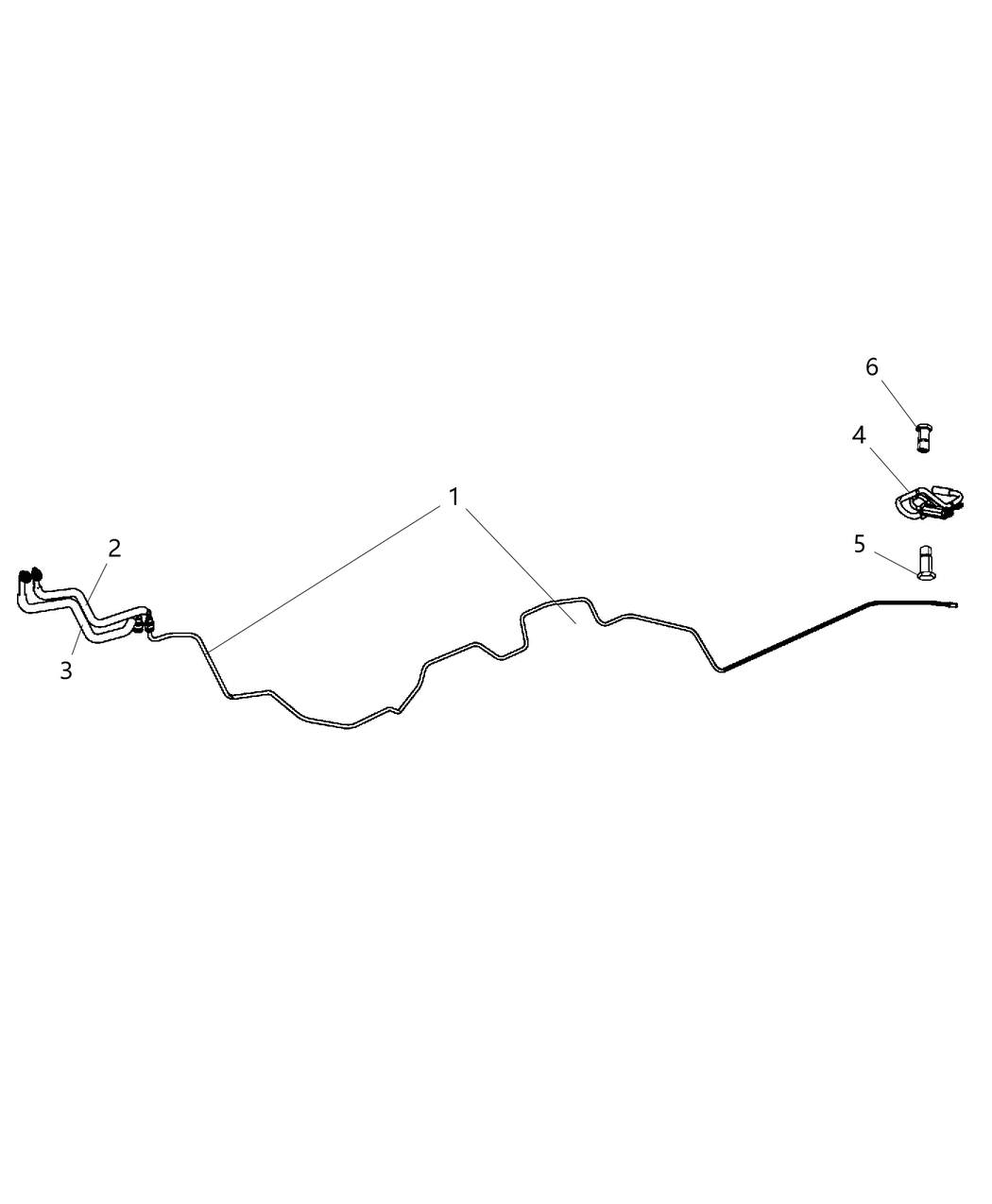 Mopar 5110700AI Tube-Fuel Supply And Vapor Line