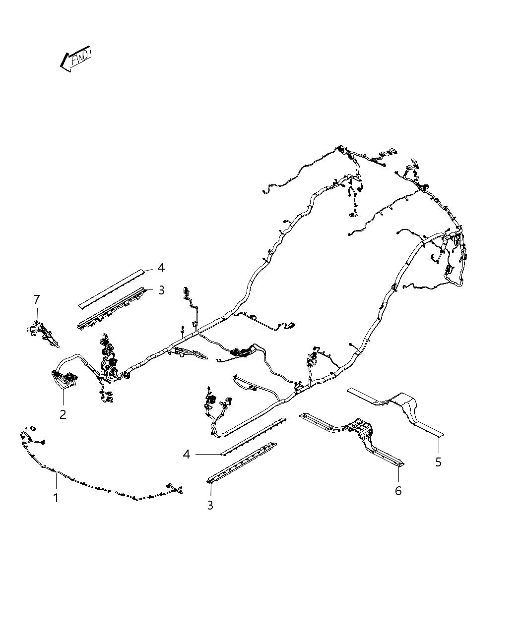 Mopar 68419733AB Wiring-Body