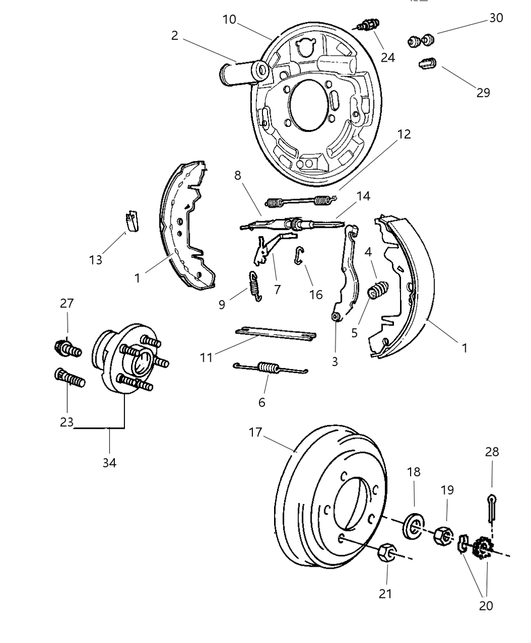 Mopar 4683316 Hub And Bearing Brake