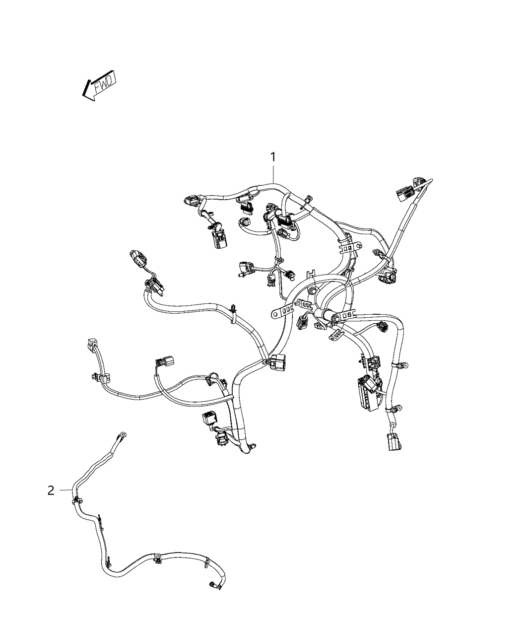 Mopar 68224579AA Wiring-Engine