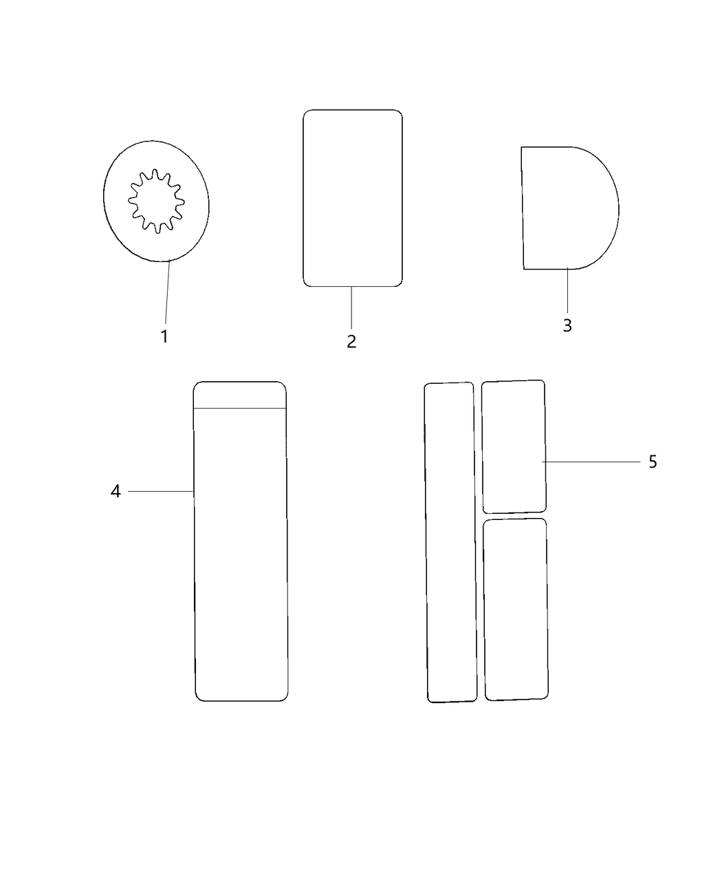 Mopar 56029682AC Label-Battery Warning